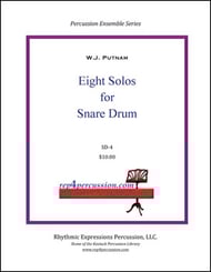cover EIGHT SOLOS FOR SNARE DRUM cover